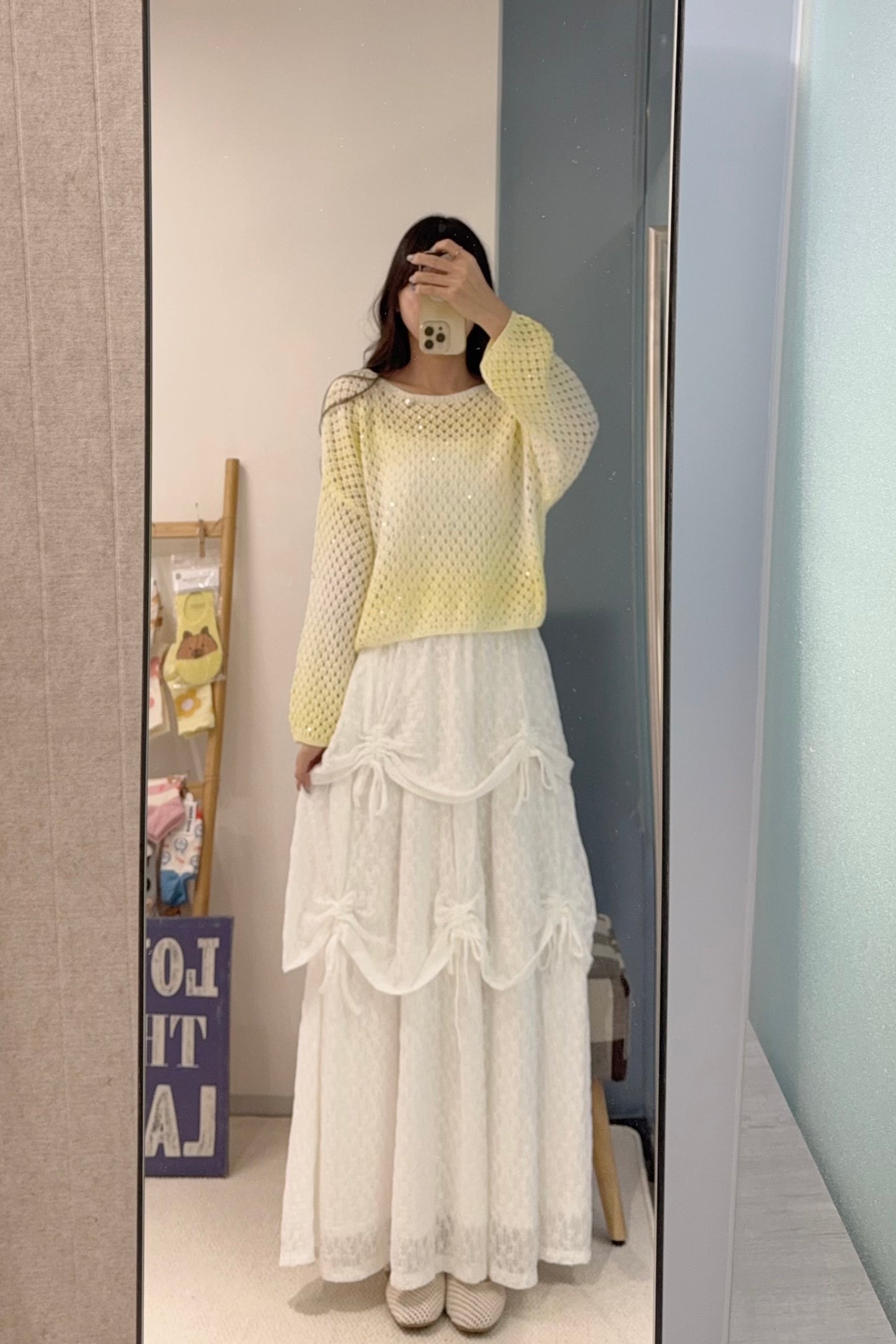 初秋・小閃片漸變色線衫 2色入 1S60840