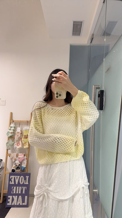 初秋・小閃片漸變色線衫 2色入 1S60840