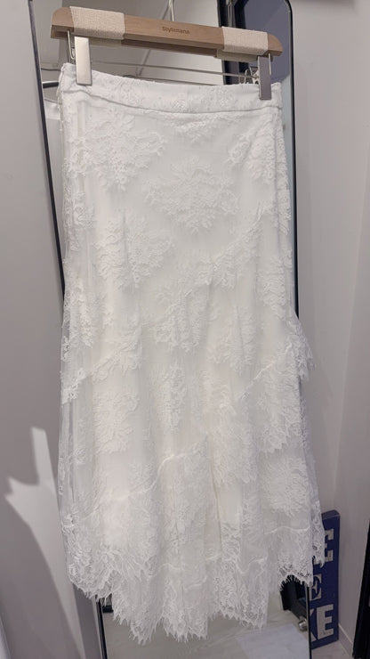 春夏・恤衫連蕾絲裙三件套裝 1S00326