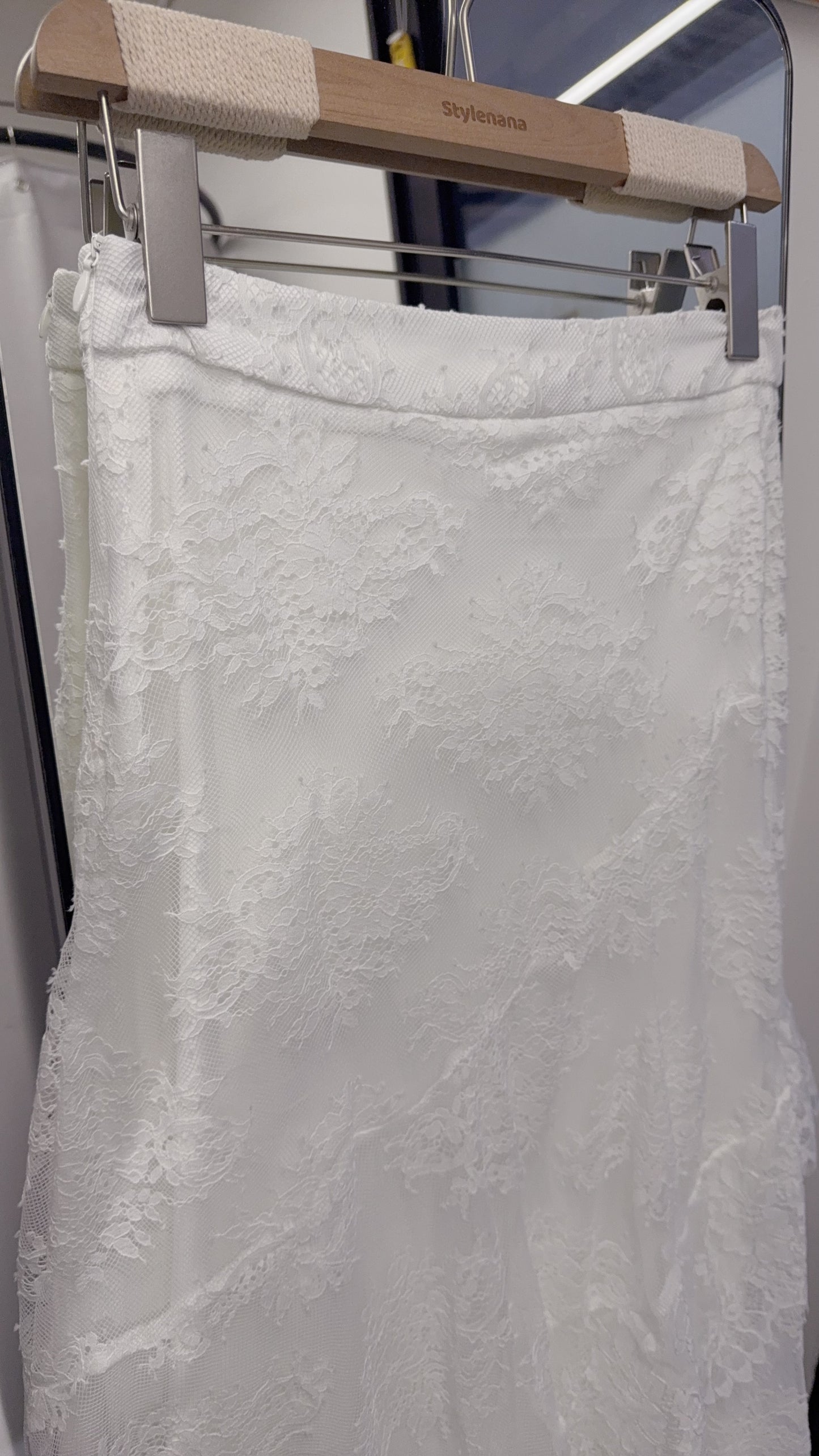 春夏・恤衫連蕾絲裙三件套裝 1S00326