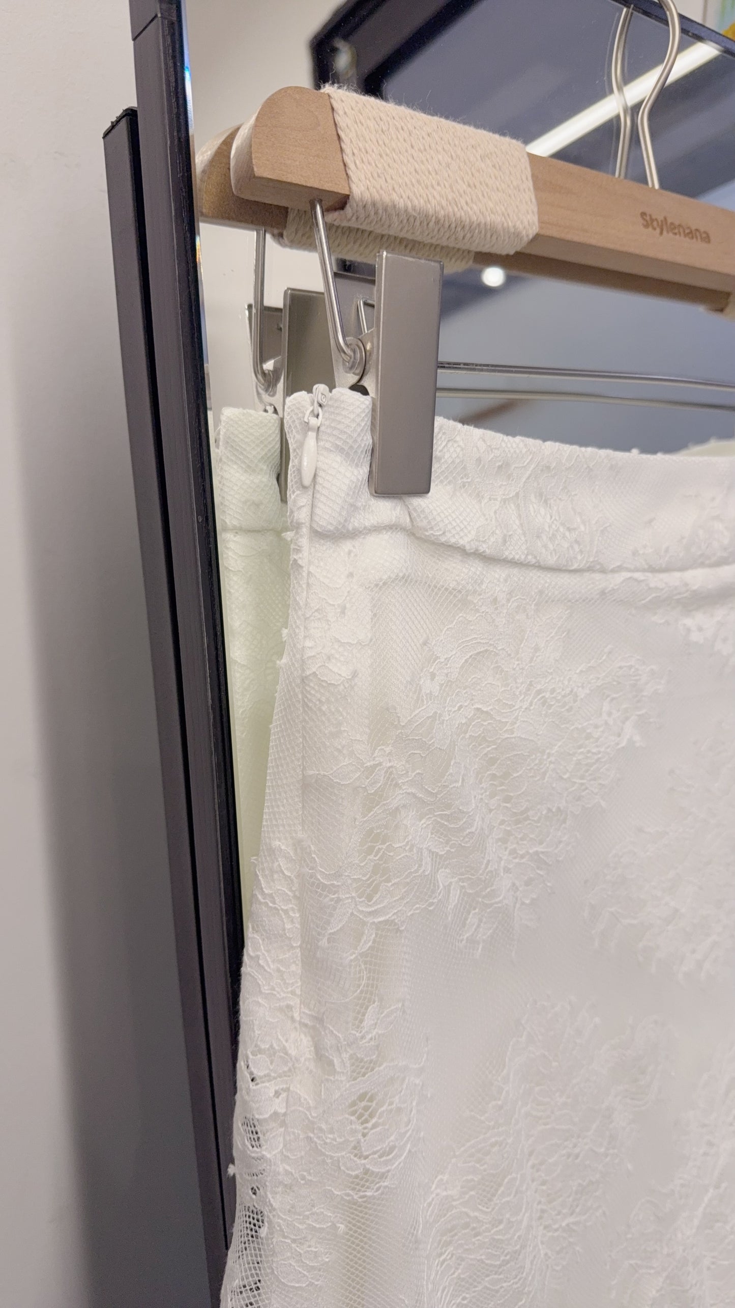 春夏・恤衫連蕾絲裙三件套裝 1S00326