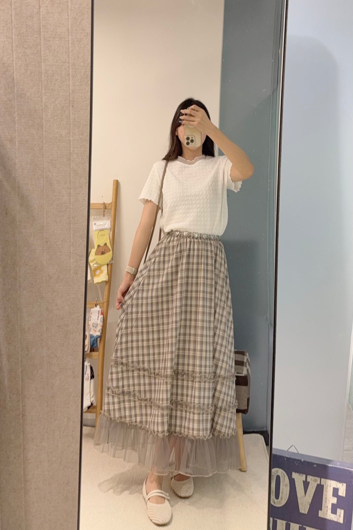夏季・馬卡龍色透邊上衣 3色入 1S10901