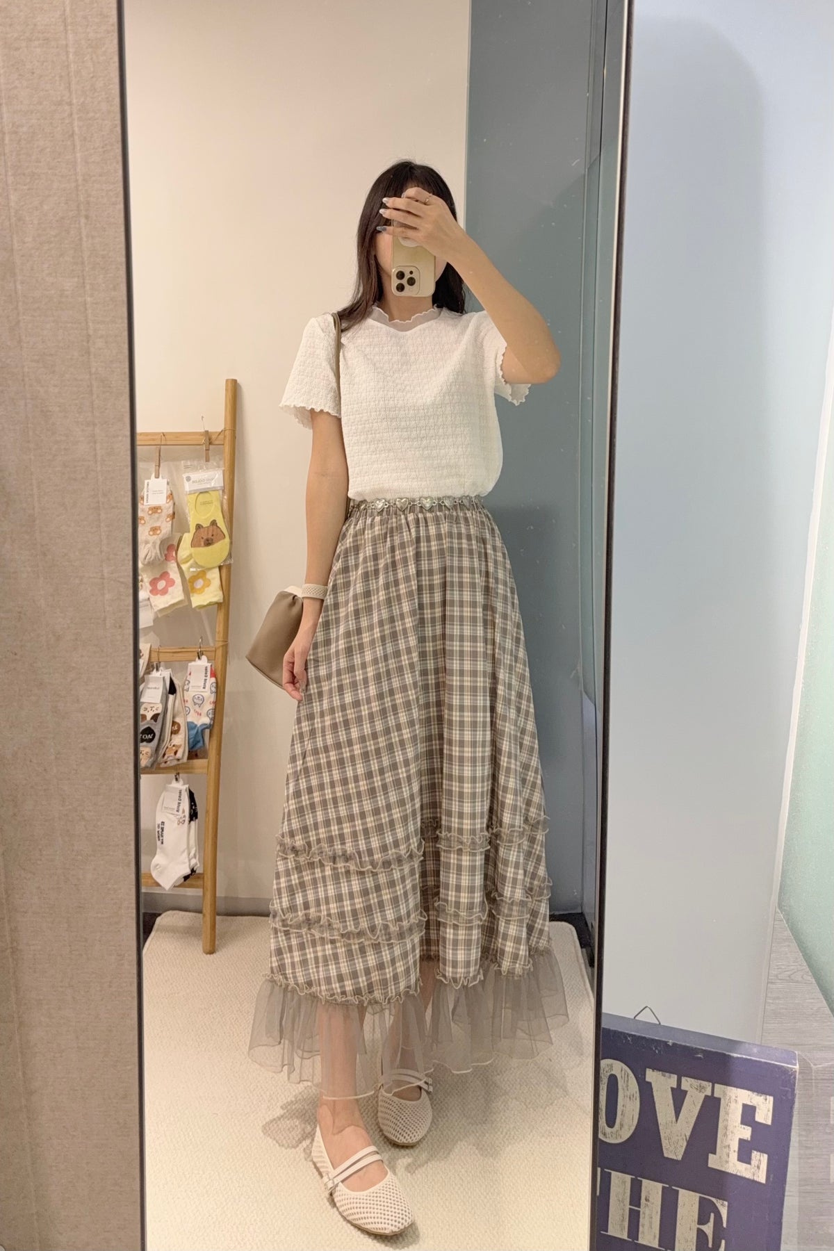 夏季・馬卡龍色透邊上衣 3色入 1S10901