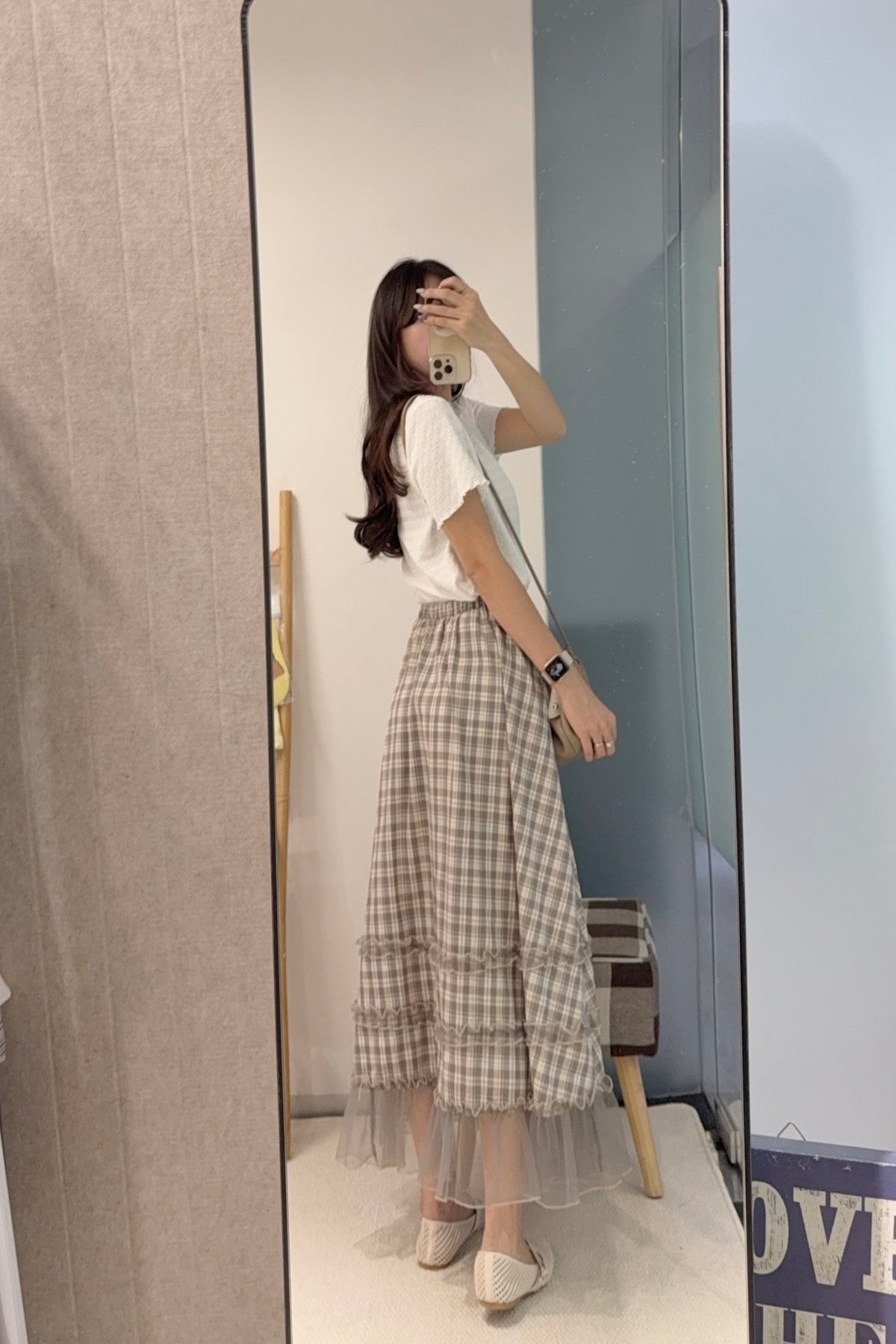 夏季・馬卡龍色透邊上衣 3色入 1S10901