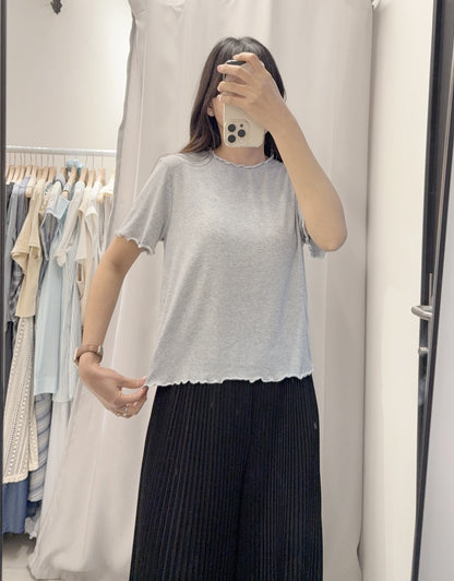 夏季・超親膚彈性薄Tee 3色入 1S50401