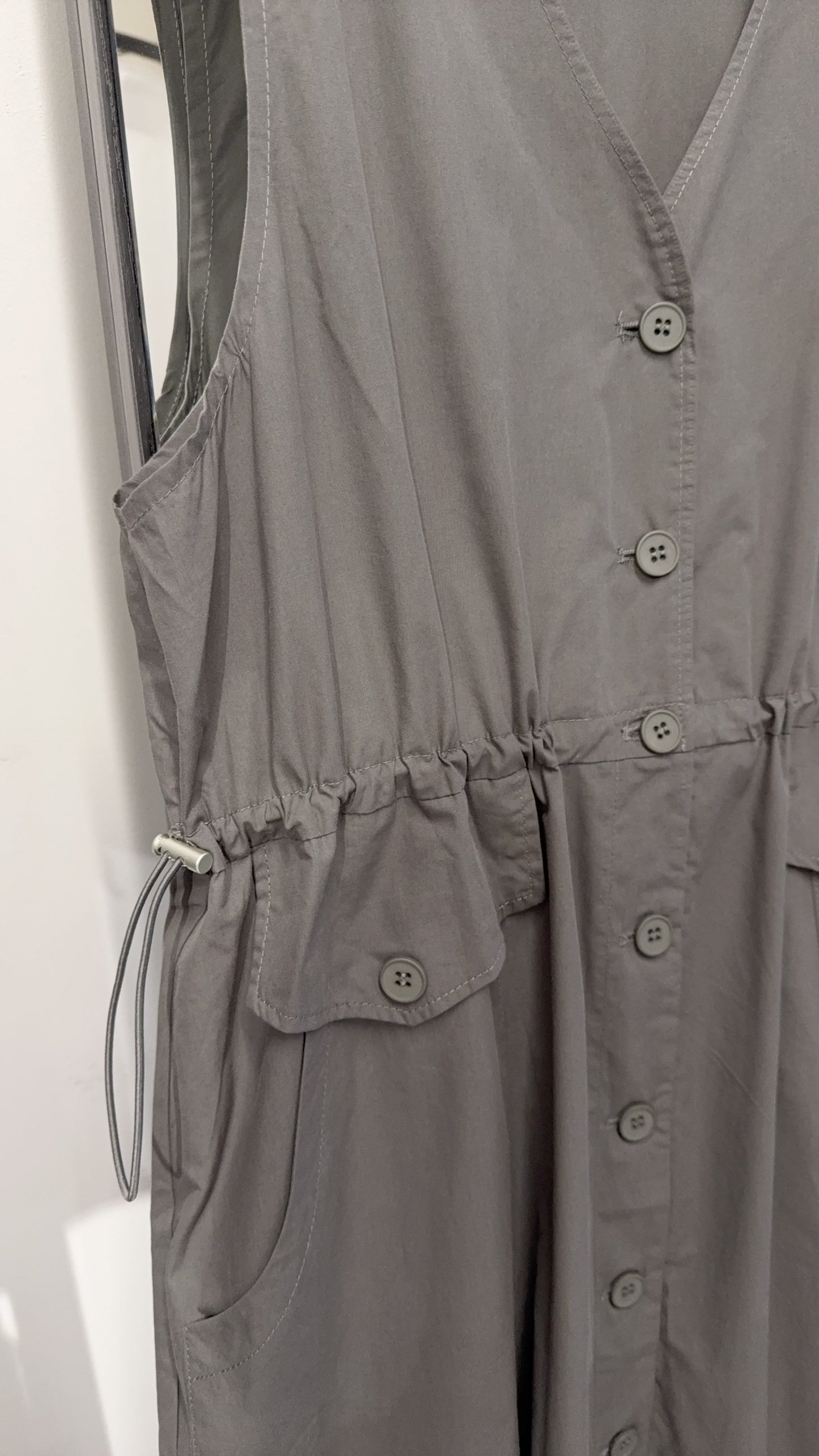 夏季・束腰無袖背心裙 2色入 1S60407