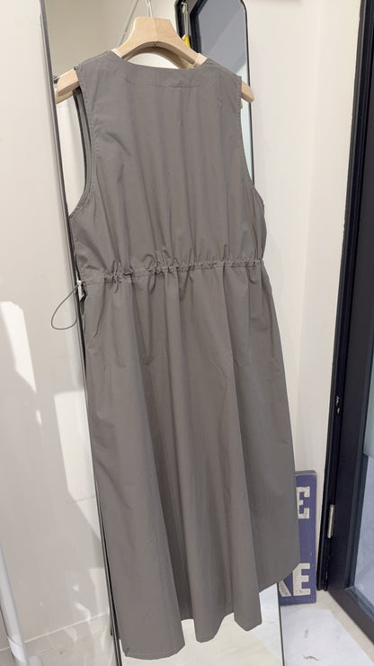 夏季・束腰無袖背心裙 2色入 1S60407