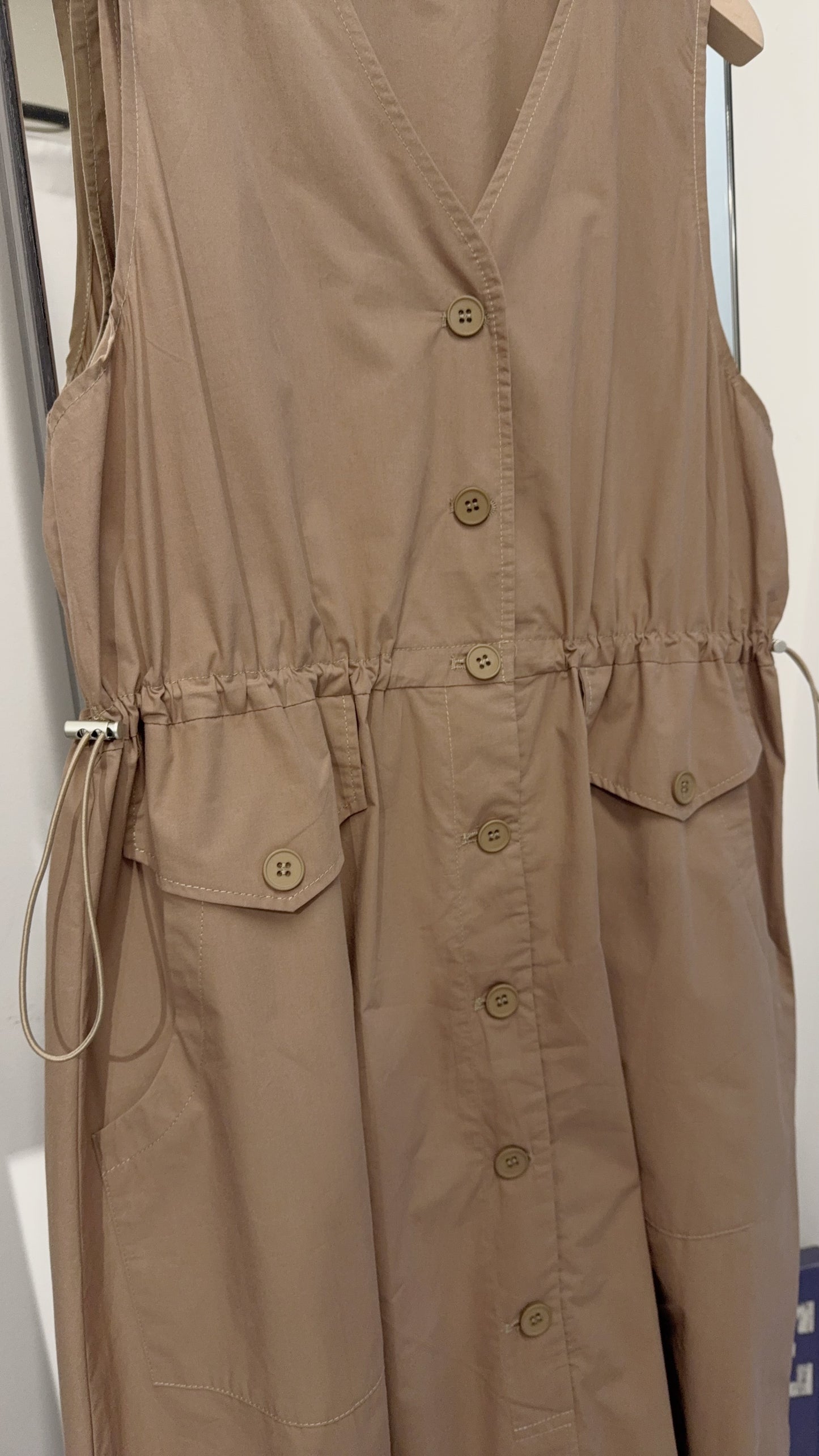 夏季・束腰無袖背心裙 2色入 1S60407