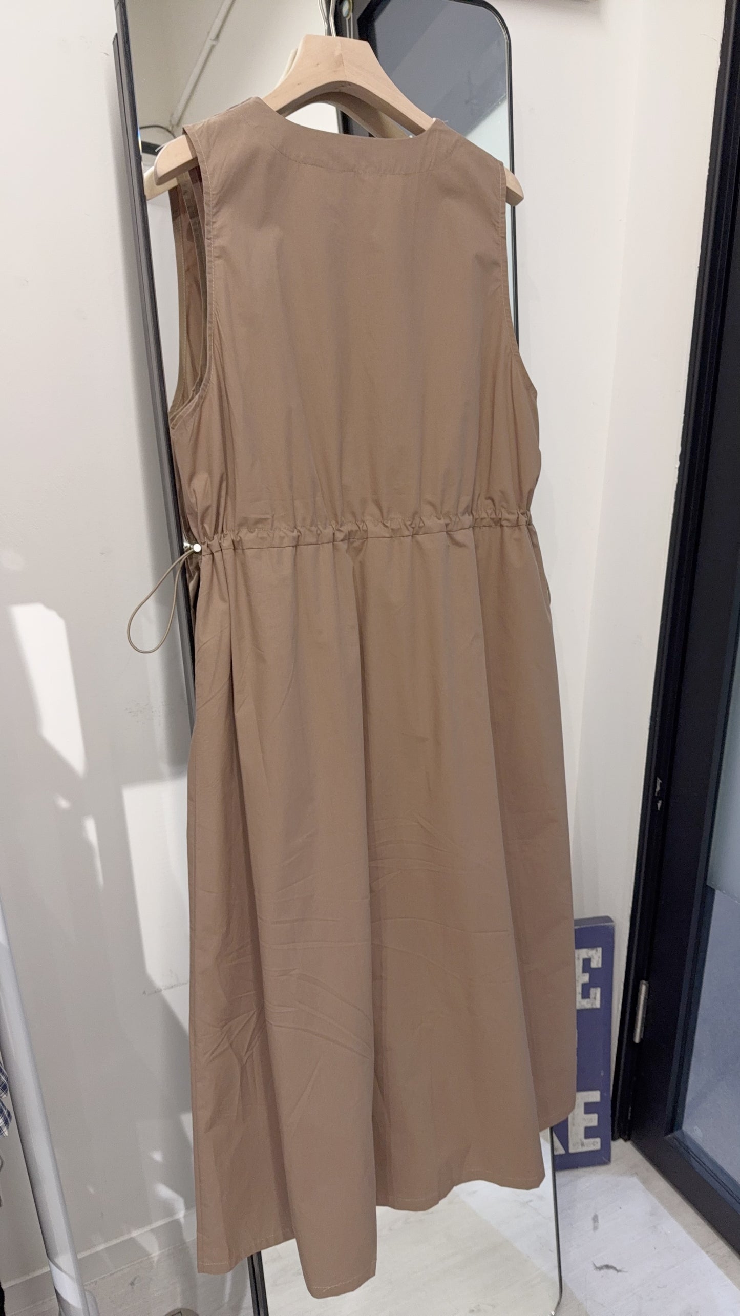 夏季・束腰無袖背心裙 2色入 1S60407