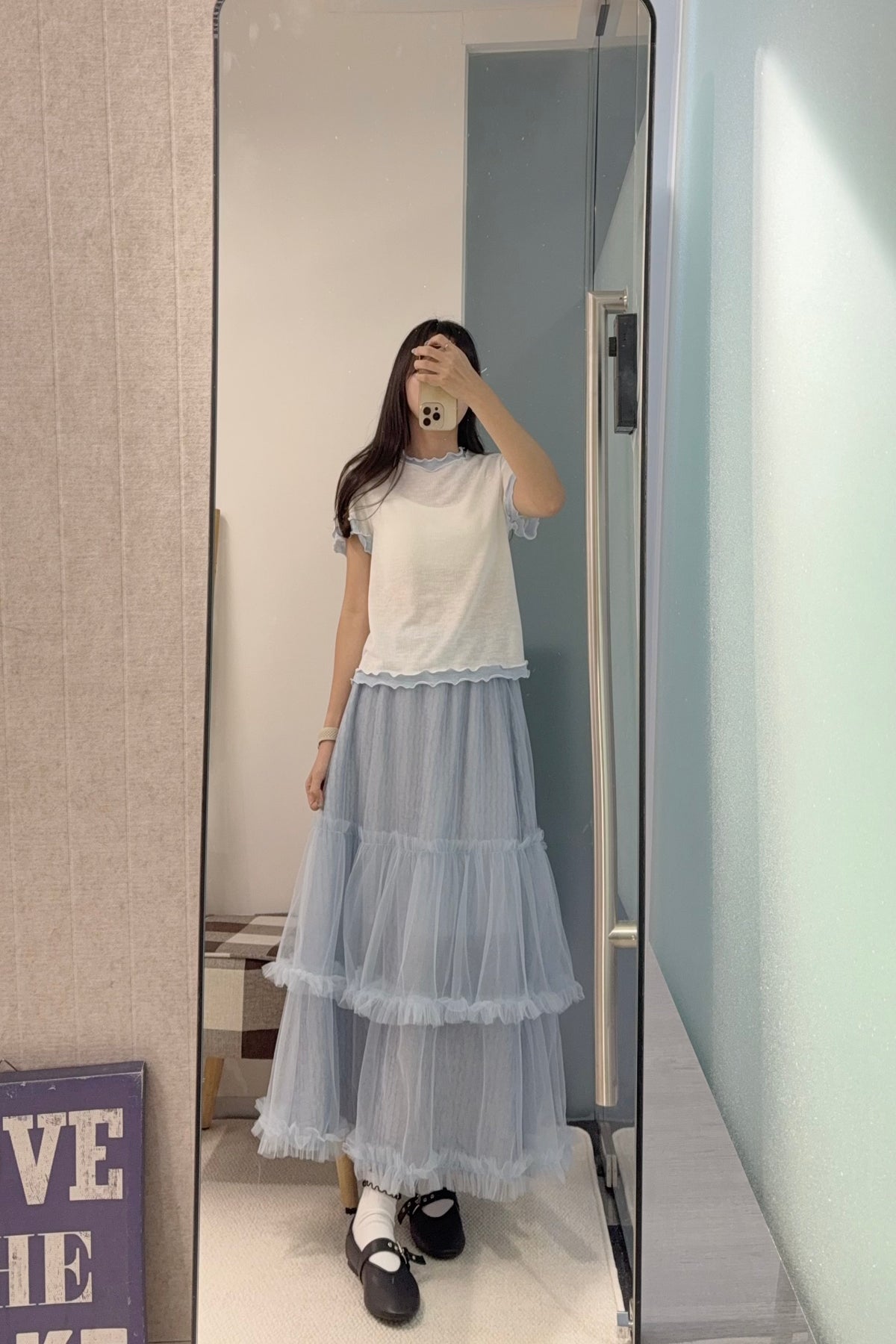 夏季・撞色親膚薄Tee 3色入 1S10921