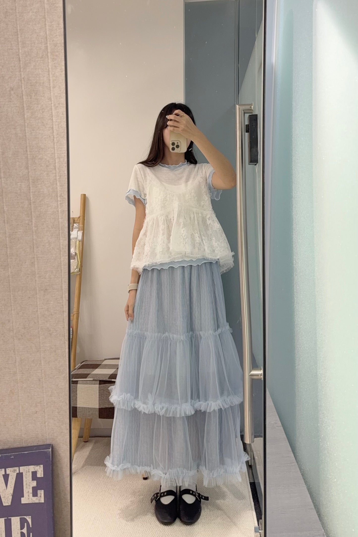 夏季・撞色親膚薄Tee 3色入 1S10921