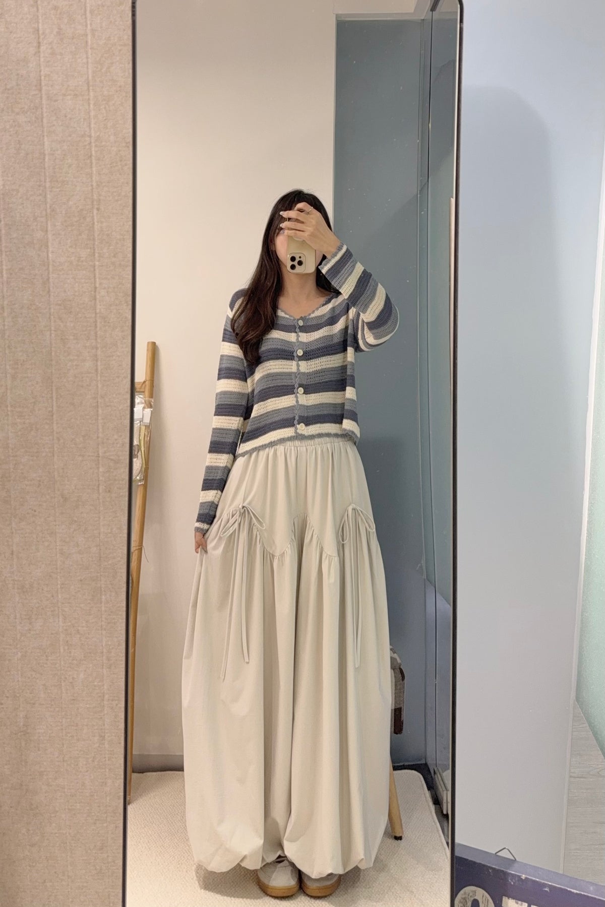 初秋・開胸橫間線衫 2色入 1S60928