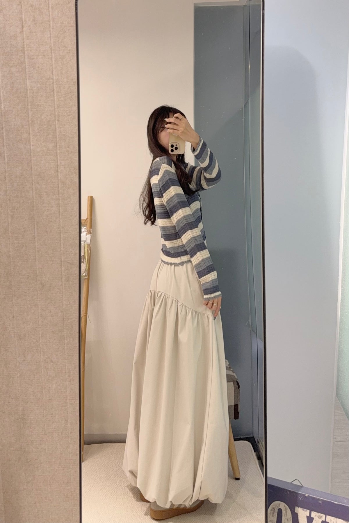 初秋・開胸橫間線衫 2色入 1S60928