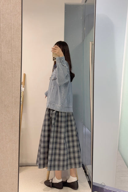 初秋・Oversized 男友風牛仔褸 1S70931