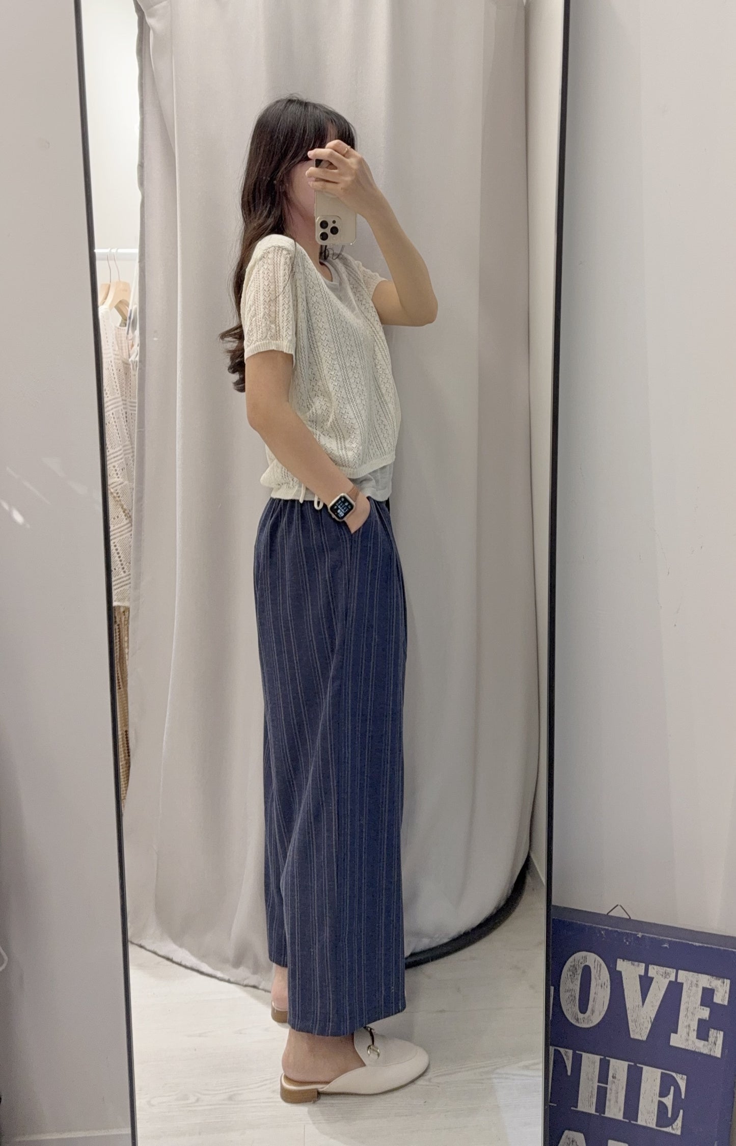 夏季・束邊假兩件線衫 2色入 1S60410