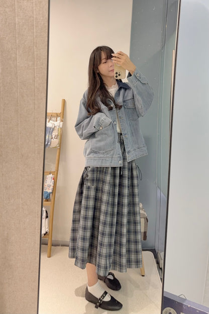 初秋・Oversized 男友風牛仔褸 1S70931