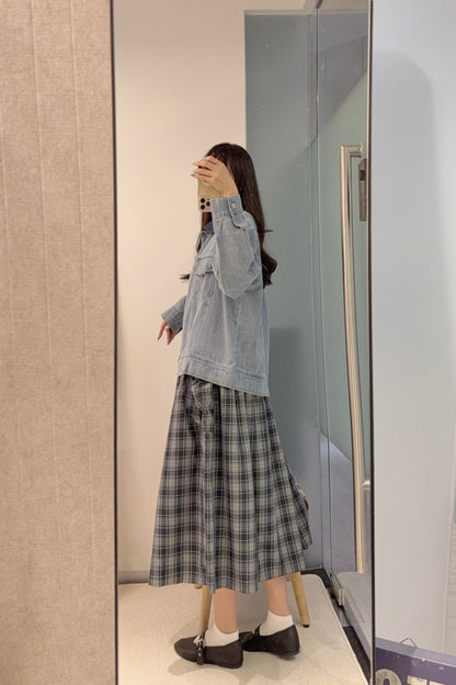 初秋・Oversized 男友風牛仔褸 1S70931