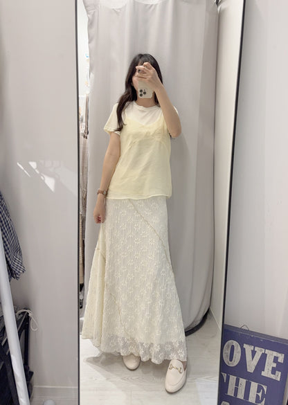 夏季・透視背心上衣套裝 2色入 1S60411