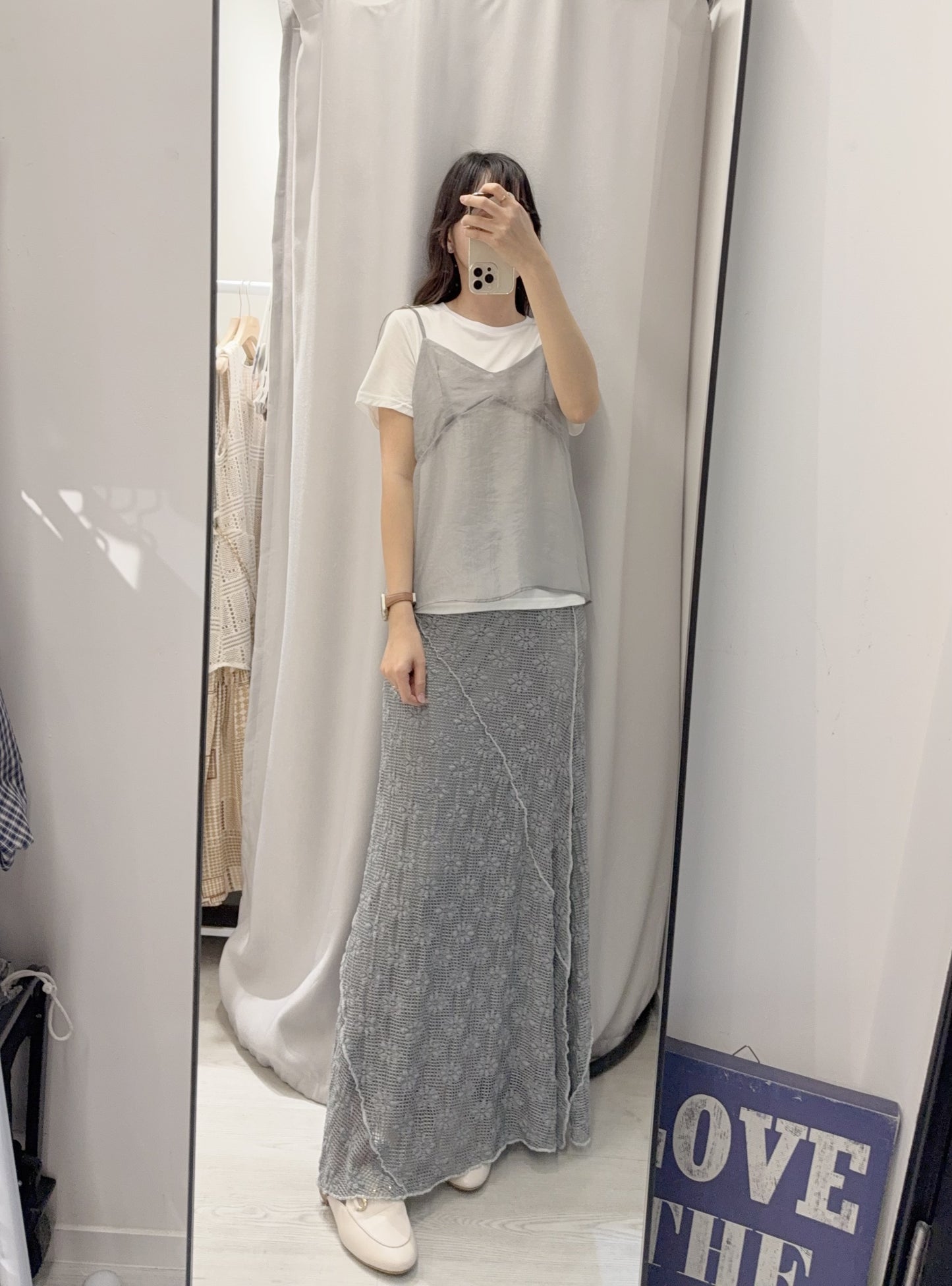 夏季・透視背心上衣套裝 2色入 1S60411