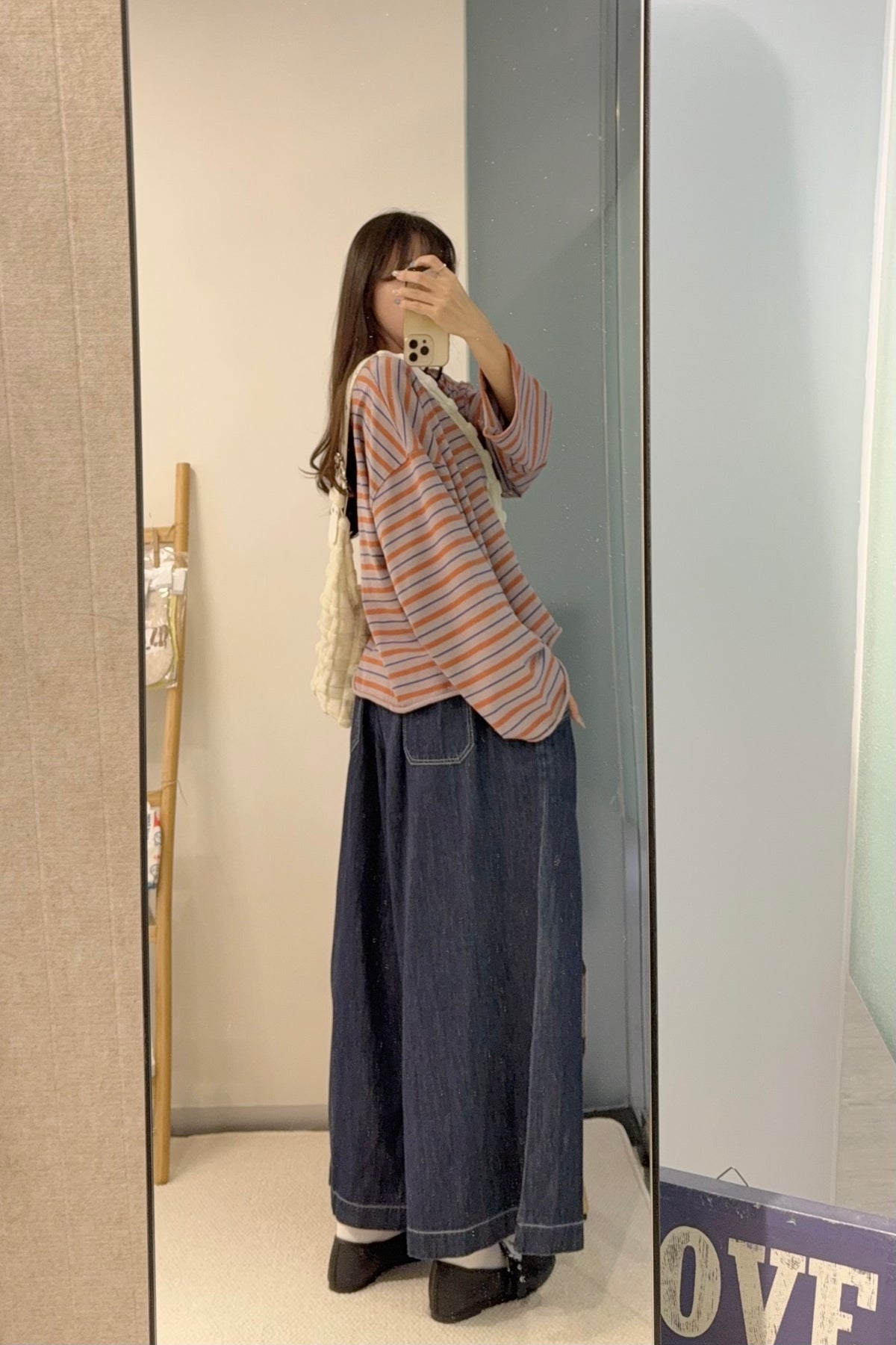 初秋・捲邊橫間薄衛衣 2色入 1S60929
