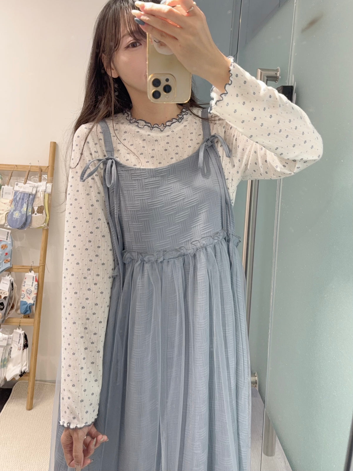 初秋・滿版花仔親膚上衣 2色入 1S10933