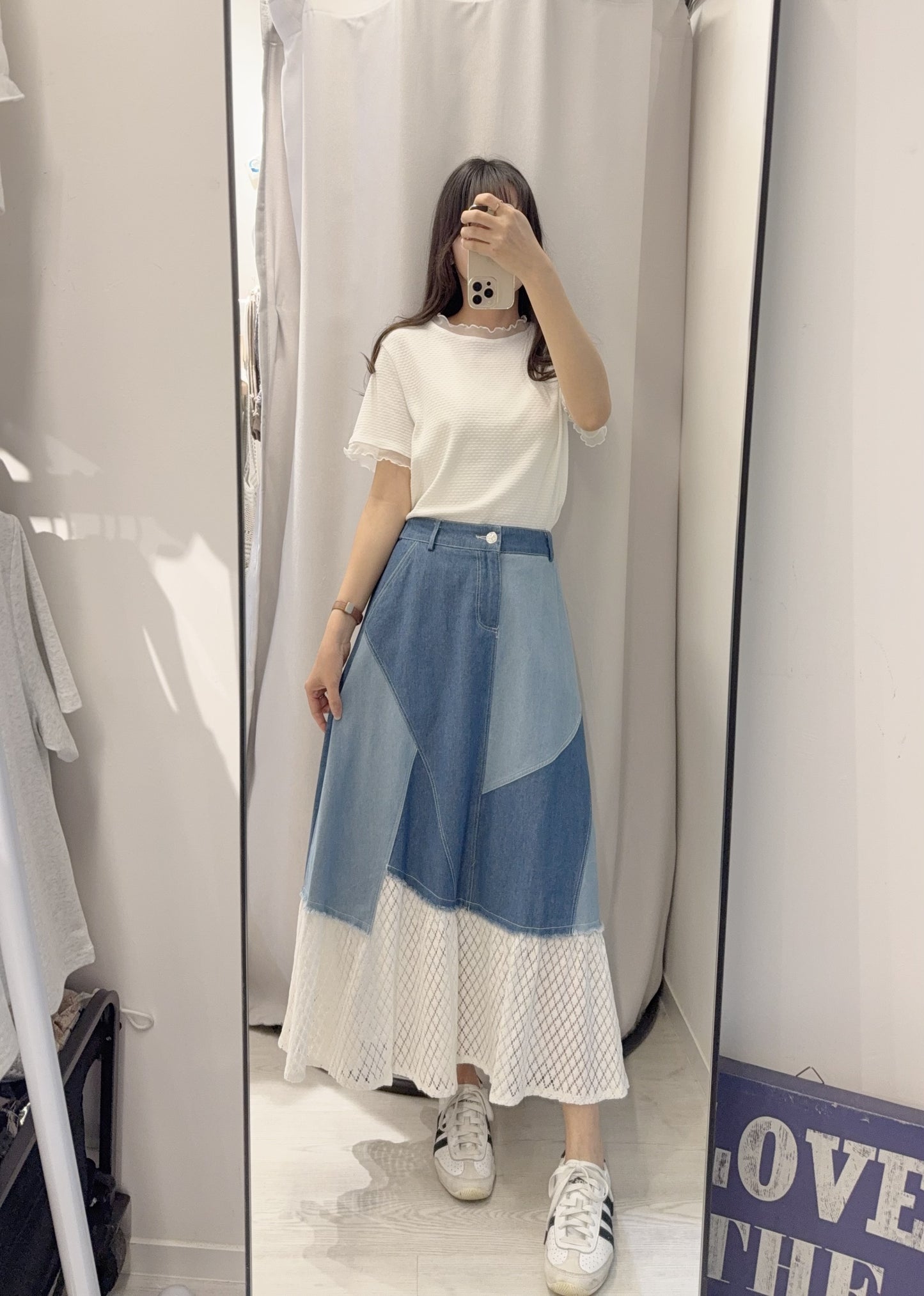夏季・空氣感百搭透邊上衣 4色入 1S10427