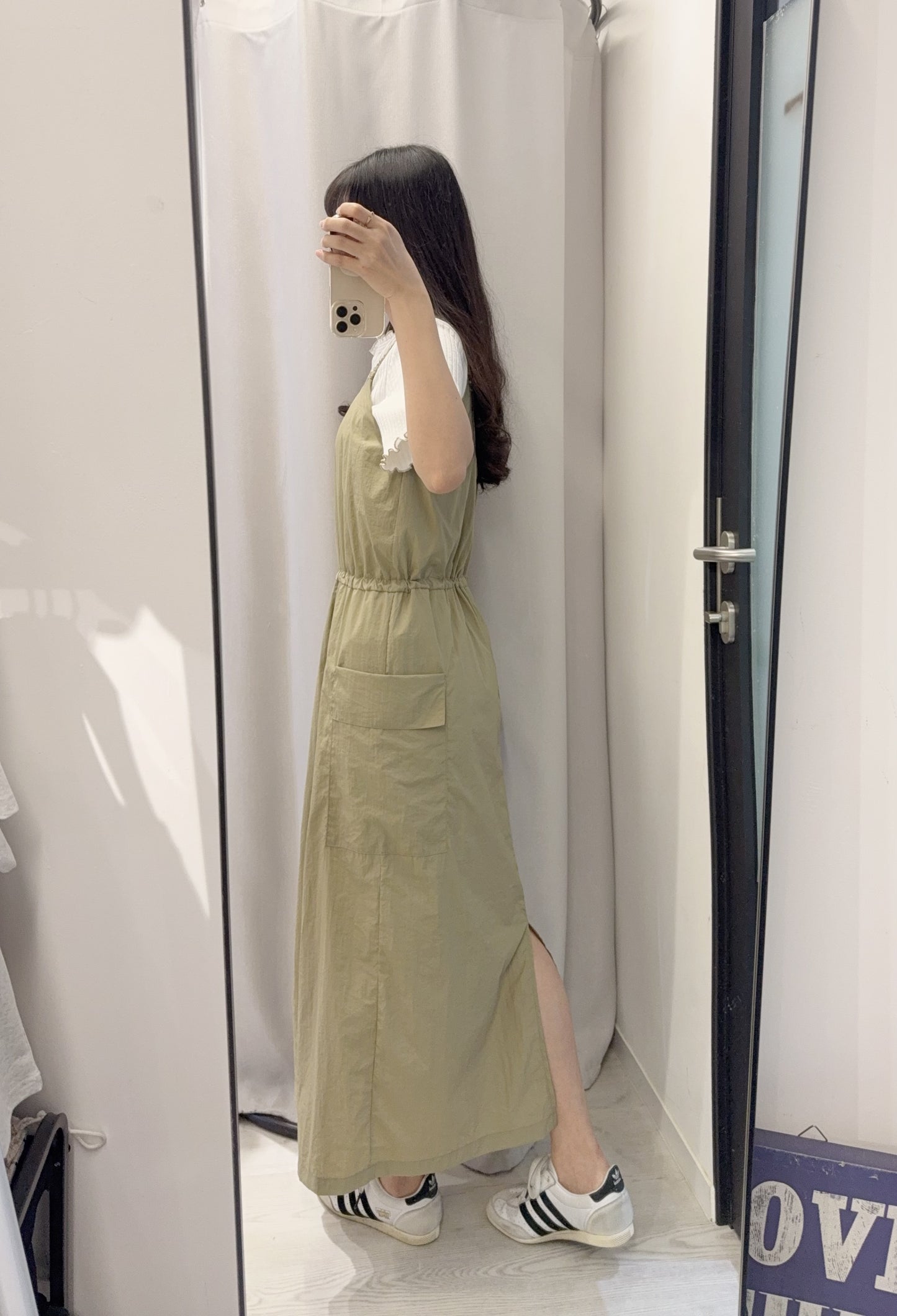 夏季・風褸料束腰背心裙 2色入 1S60429
