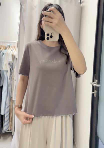夏季・純棉英文字Tee 2色入 1S50436
