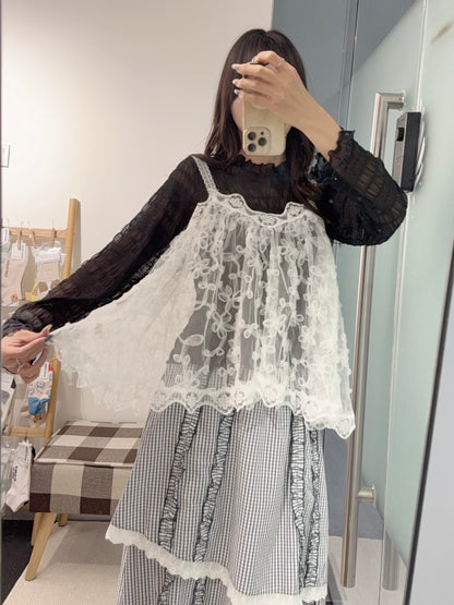 初秋・立體花仔紗紗外搭 2W11002