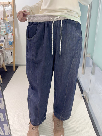 初秋・ 拼邊修腳牛仔褲 2W31009