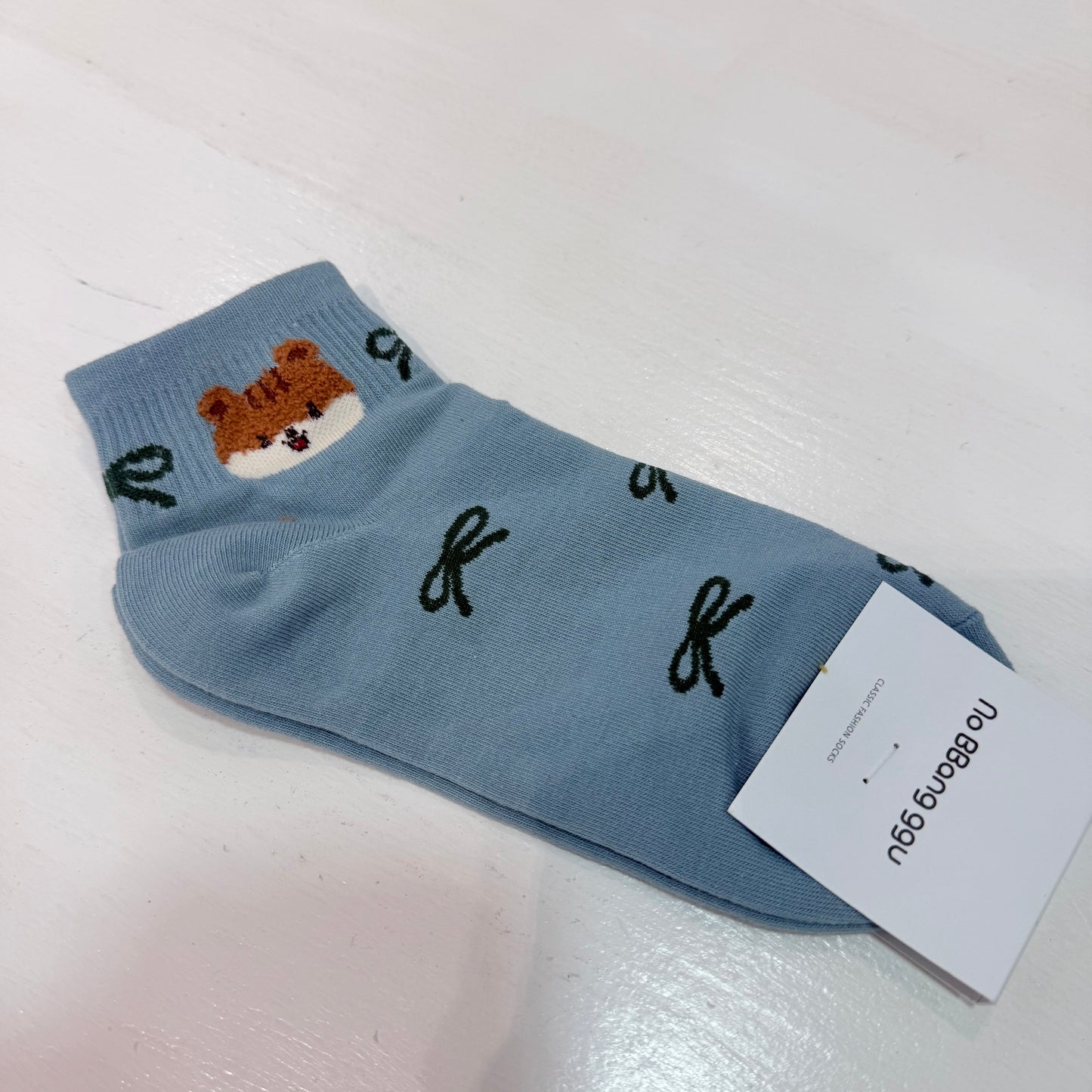 KR直送 動物仔短襪