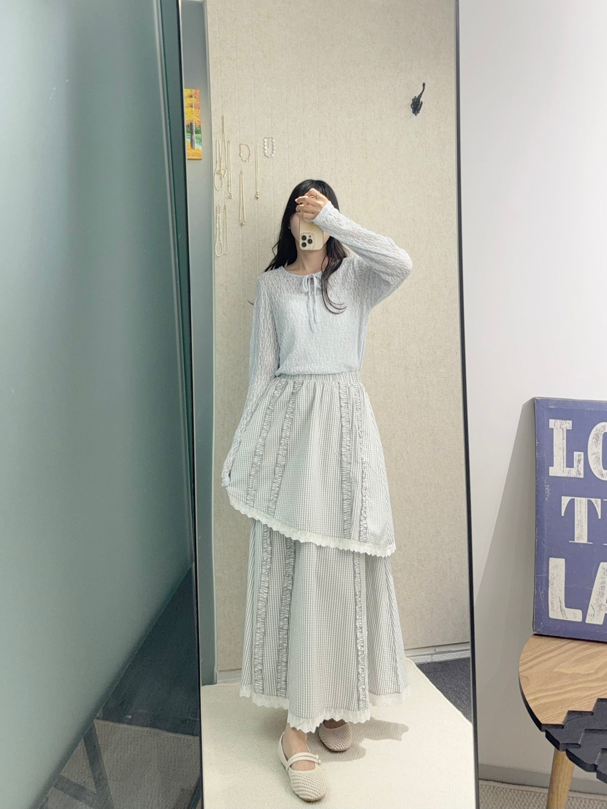 初秋・2-Ways綁帶蕾絲上衣 2色入 2W11021