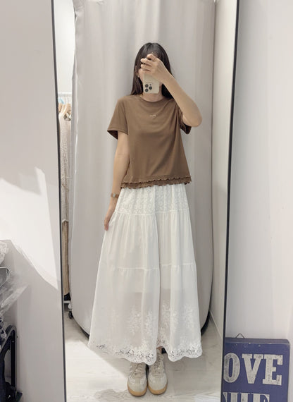 夏季・波浪邊超親膚Tee 2色入 1S50519