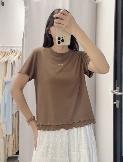 夏季・波浪邊超親膚Tee 2色入 1S50519