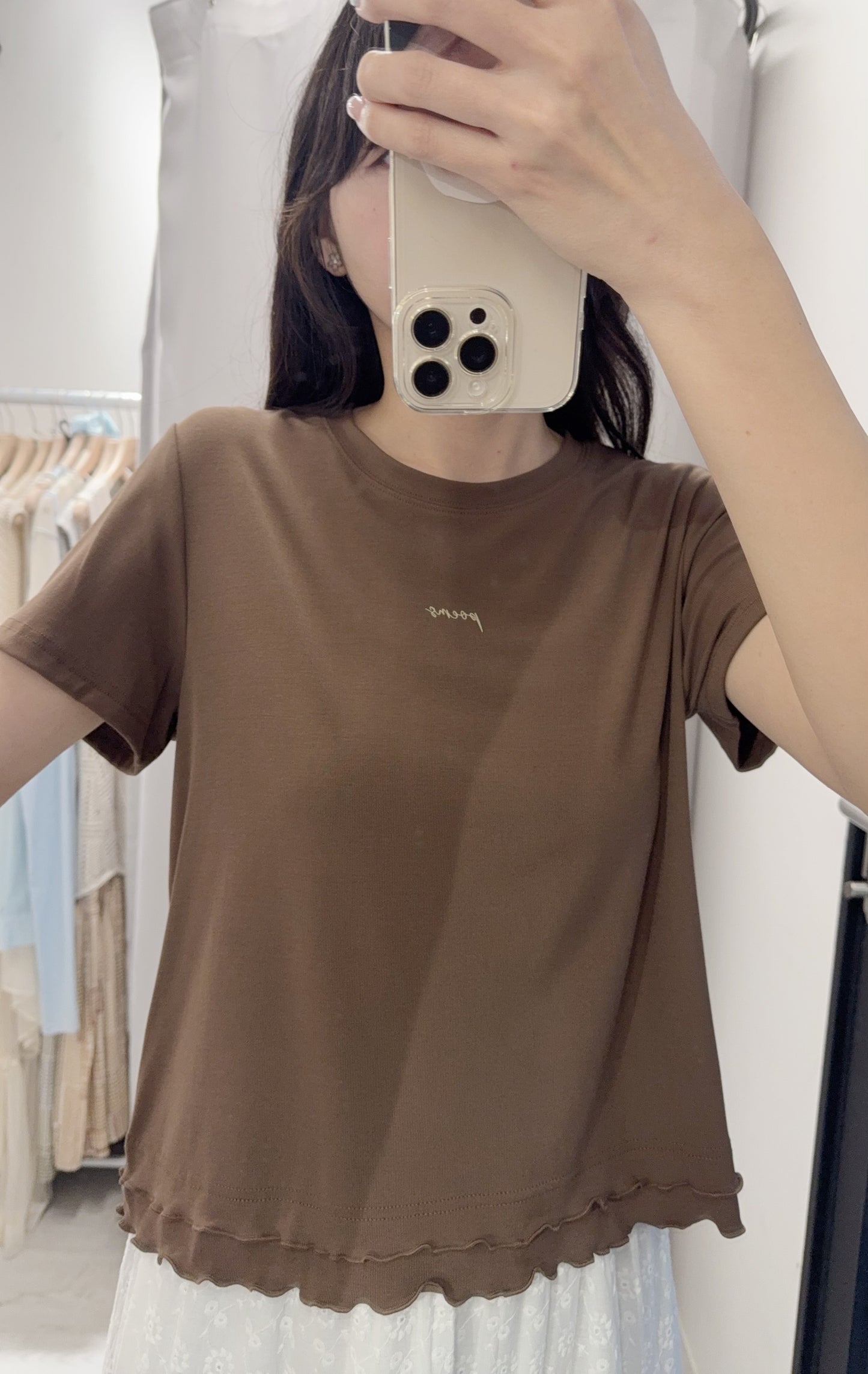 夏季・波浪邊超親膚Tee 2色入 1S50519