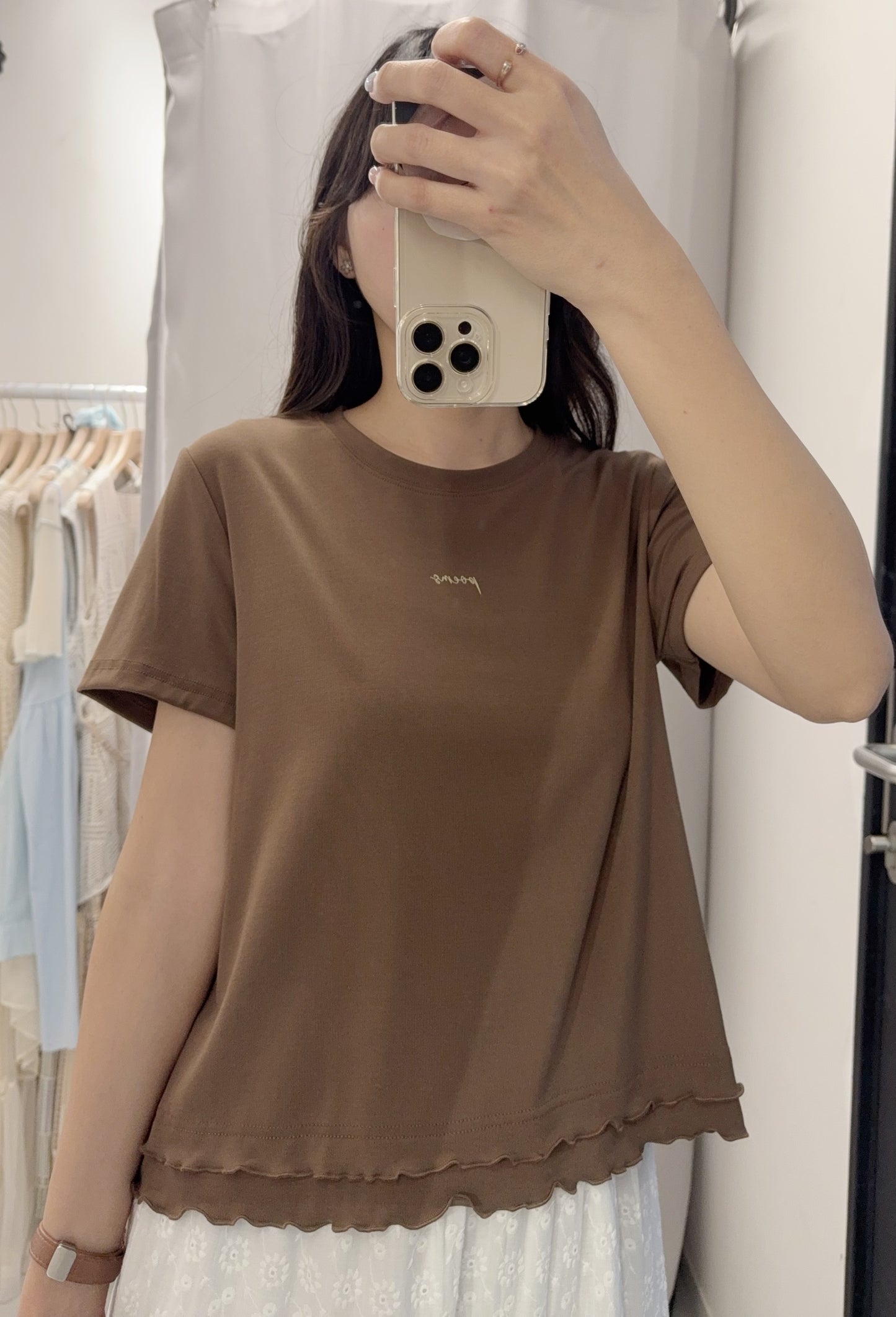夏季・波浪邊超親膚Tee 2色入 1S50519