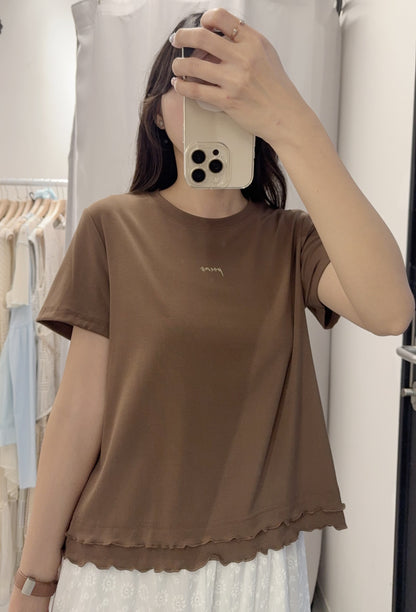 夏季・波浪邊超親膚Tee 2色入 1S50519