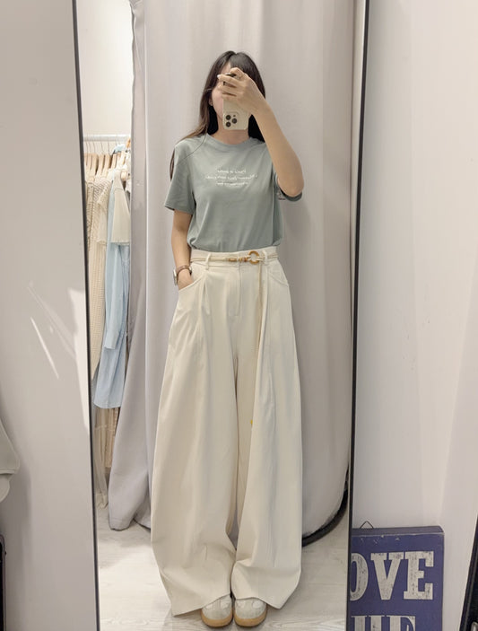 夏季・棉質彎刀褲連Belt 2色入 1S60539