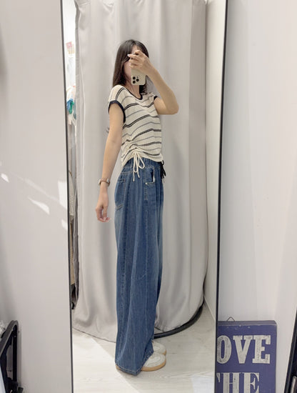 夏季・彎刀款洗水薄牛仔 2色入 1S60546