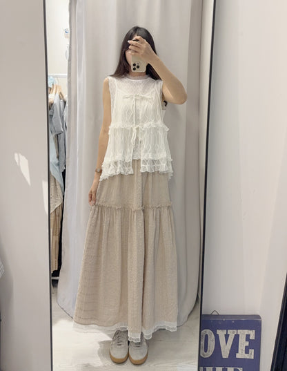 夏季・空氣感透視小背心 2色入 1S10604