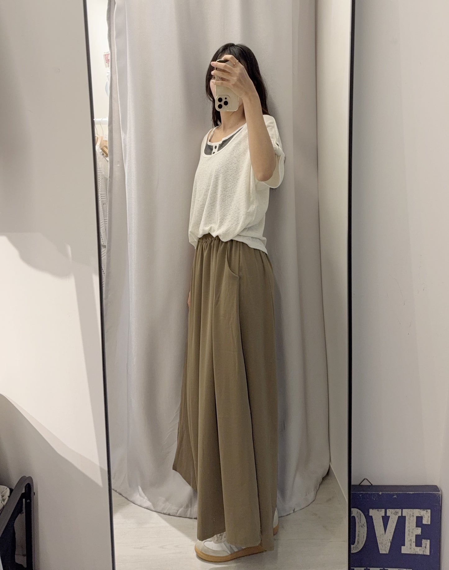 夏季・前幅拼布件兩件寬鬆上衣 2色入 1S60623