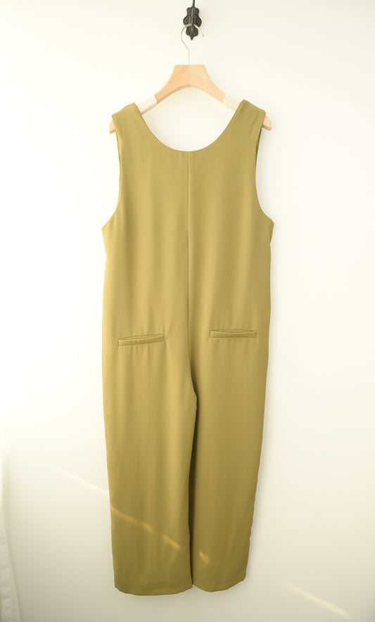 高質滑西裝料Jumpsuit 兩色入