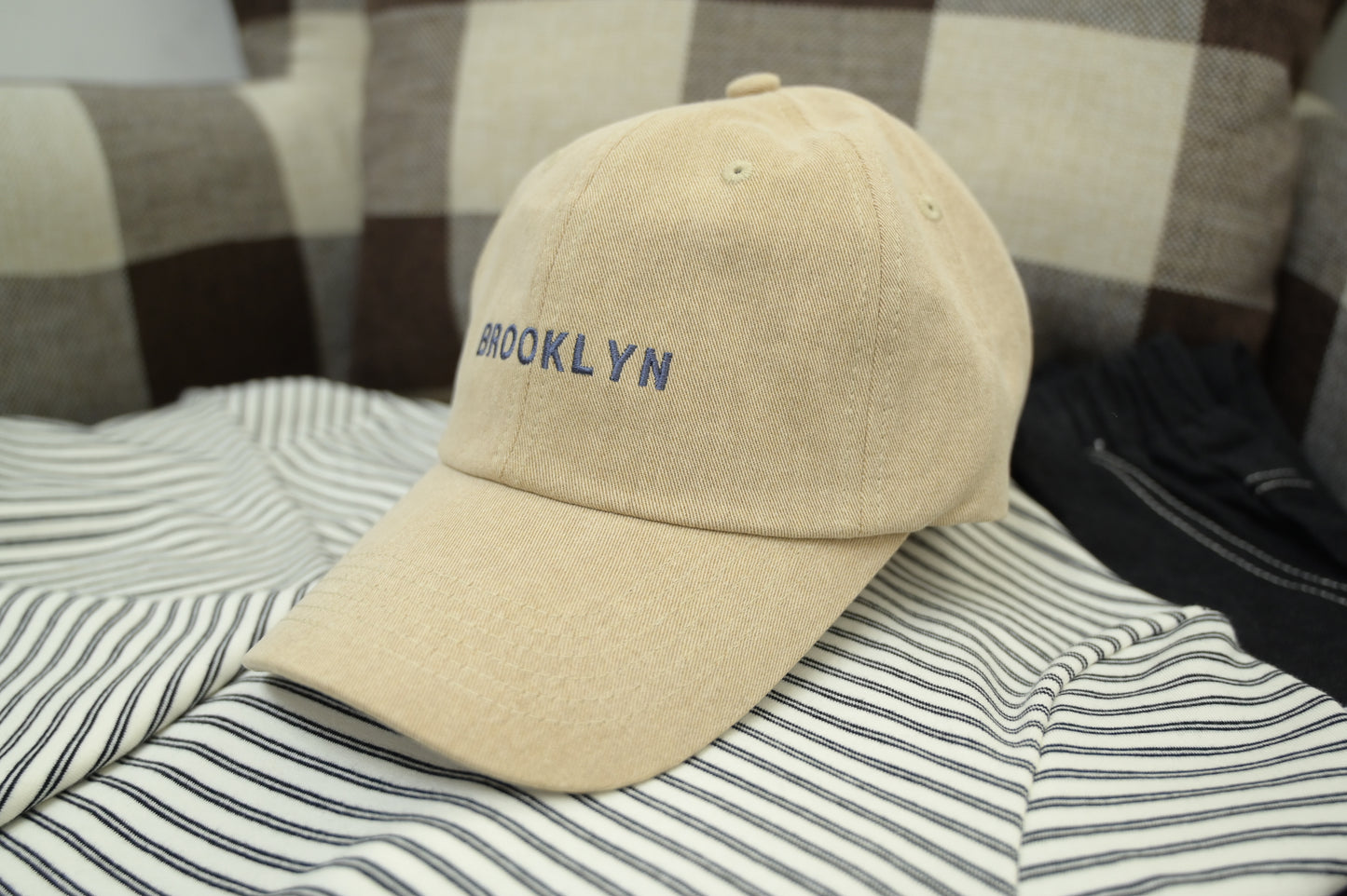 KR韓國直送 刺繡BROOKLYN CAP帽 三色入