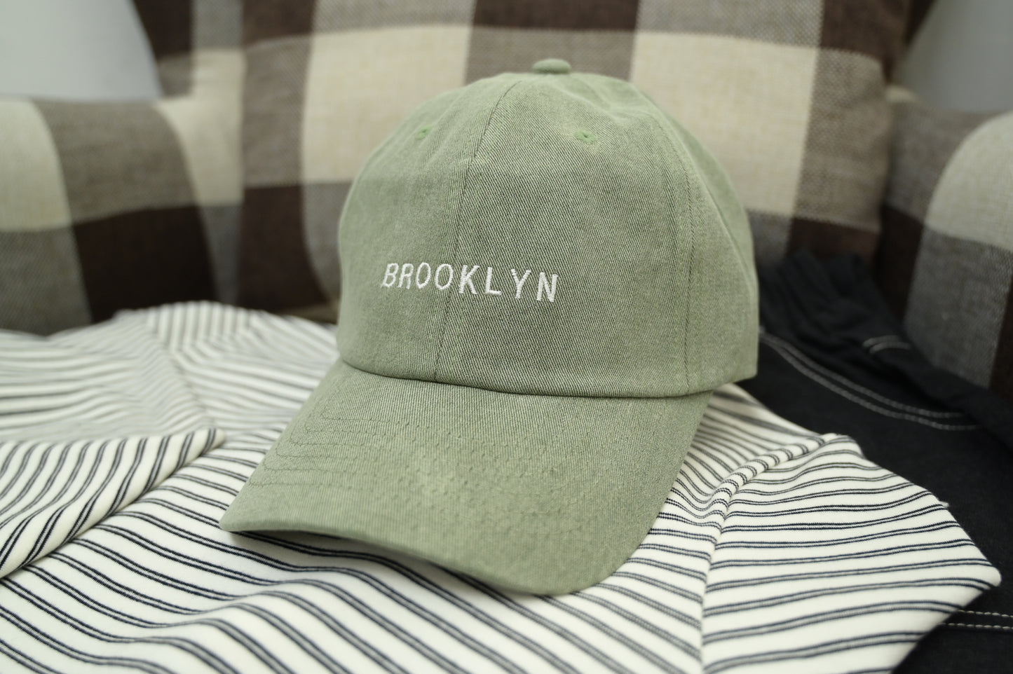 KR韓國直送 刺繡BROOKLYN CAP帽 三色入