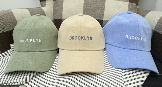 KR韓國直送 刺繡BROOKLYN CAP帽 三色入